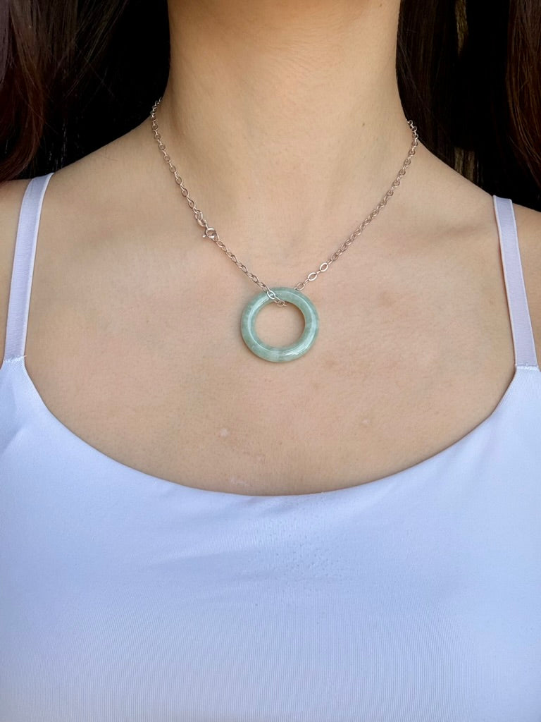 Mint Halo Necklace