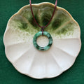 Green Halo Necklace