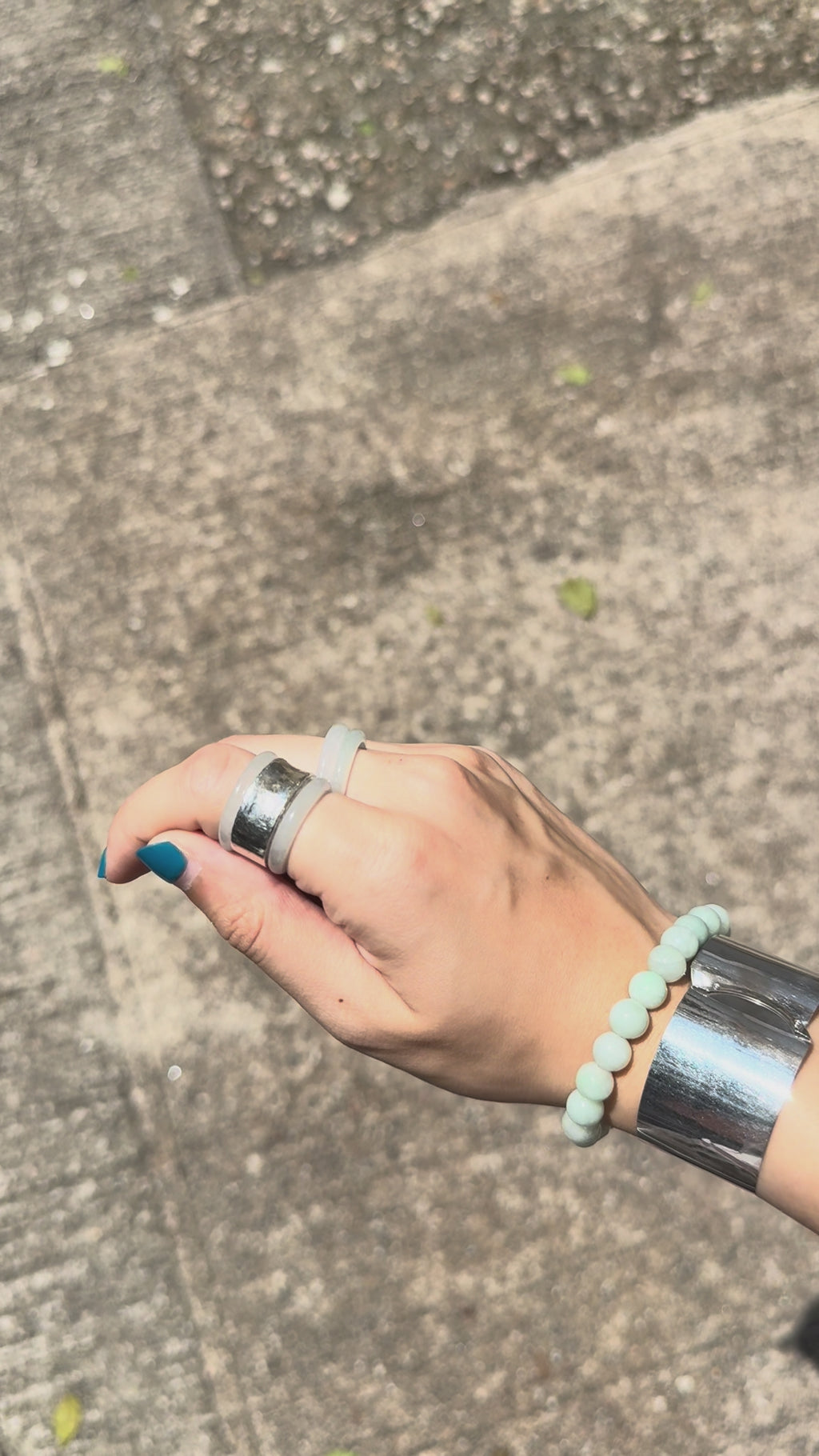 Frosted Mint Ring