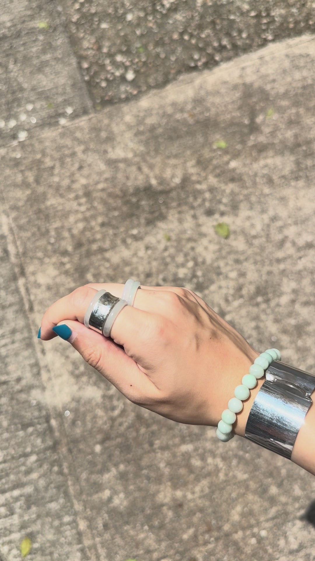 Frosted Mint Ring